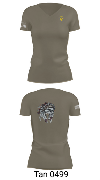 Womens Short Sleeve Vneck Shirt, 6-9 Cavalry Regiment, , Teamtime, Team time, sublimation, custom sports apparel, team uniforms, spirit wear, spiritwear, sports uniforms, custom shirts, team store, custom team store, fundraiser sports, apparel fundraiser