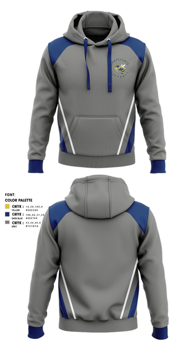 Chapelgate Christian Academy Softball 69454440 Hoodie - 3