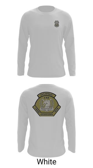 Long Sleeve Performance Shirt, Annapolis Police Crisis Negotiation Team, Police, Teamtime, Team time, sublimation, custom sports apparel, team uniforms, spirit wear, spiritwear, sports uniforms, custom shirts, team store, custom team store, fundraiser sports, apparel fundraiser