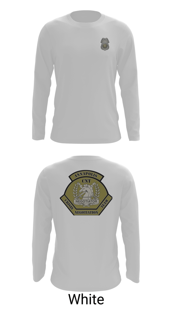 Long Sleeve Performance Shirt, Annapolis Police Crisis Negotiation Team, Police, Teamtime, Team time, sublimation, custom sports apparel, team uniforms, spirit wear, spiritwear, sports uniforms, custom shirts, team store, custom team store, fundraiser sports, apparel fundraiser