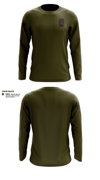 Long Sleeve Performance Shirt, 1-62 ADA, Army, Teamtime, Team time, sublimation, custom sports apparel, team uniforms, spirit wear, spiritwear, sports uniforms, custom shirts, team store, custom team store, fundraiser sports, apparel fundraiser