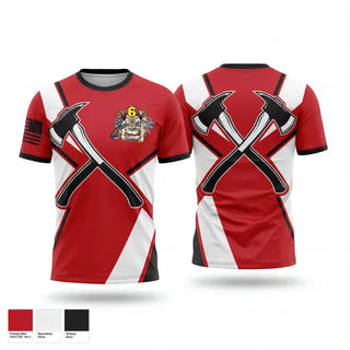 Short Sleeve Performance Shirt, Atkins Volunteer Fire Department, Fire Department, Teamtime, Team time, sublimation, custom sports apparel, team uniforms, spirit wear, spiritwear, sports uniforms, custom shirts, team store, custom team store, fundraiser sports, apparel fundraiser
