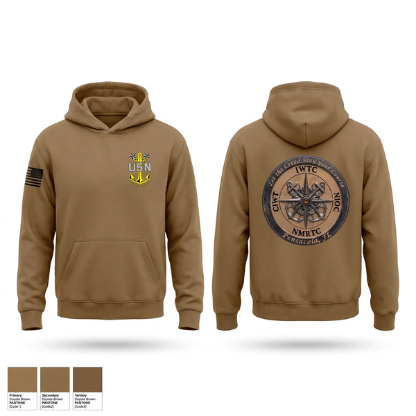 Hoodie, Corry Station Chiefs, Navy, Teamtime, Team time, sublimation, custom sports apparel, team uniforms, spirit wear, spiritwear, sports uniforms, custom shirts, team store, custom team store, fundraiser sports, apparel fundraiser
