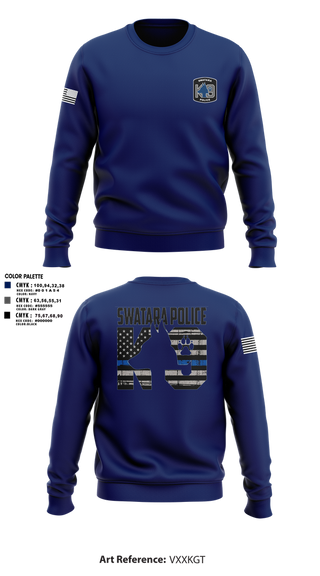 Crew Neck Sweatshirt, Swatara K9, Police, Teamtime, Team time, sublimation, custom sports apparel, team uniforms, spirit wear, spiritwear, sports uniforms, custom shirts, team store, custom team store, fundraiser sports, apparel fundraiser