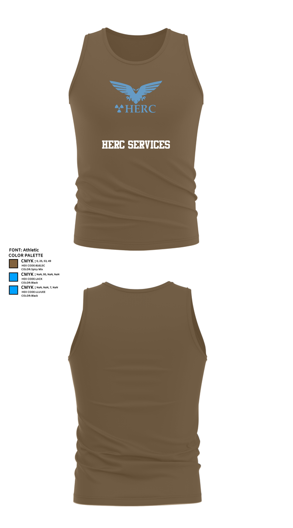 Tank Top, Herc Services, , Teamtime, Team time, sublimation, custom sports apparel, team uniforms, spirit wear, spiritwear, sports uniforms, custom shirts, team store, custom team store, fundraiser sports, apparel fundraiser