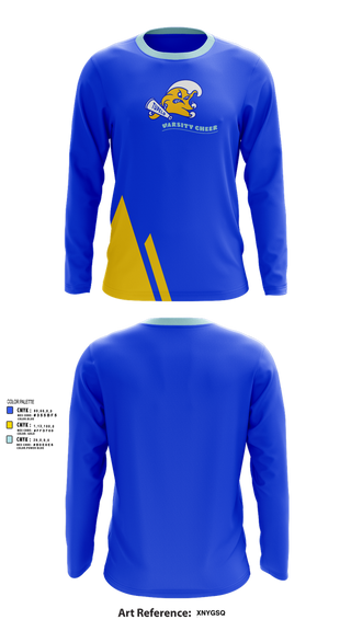 Long Sleeve Performance Shirt, Tupelo Varsity Cheer, Cheer, Teamtime, Team time, sublimation, custom sports apparel, team uniforms, spirit wear, spiritwear, sports uniforms, custom shirts, team store, custom team store, fundraiser sports, apparel fundraiser