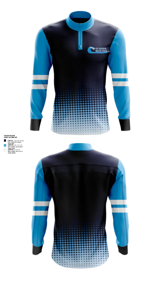Quarter Zip Jacket, Gig Harbor Water Polo, Water Polo, Teamtime, Team time, sublimation, custom sports apparel, team uniforms, spirit wear, spiritwear, sports uniforms, custom shirts, team store, custom team store, fundraiser sports, apparel fundraiser