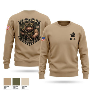 Crew Neck Sweatshirt, B-4, Army, Teamtime, Team time, sublimation, custom sports apparel, team uniforms, spirit wear, spiritwear, sports uniforms, custom shirts, team store, custom team store, fundraiser sports, apparel fundraiser