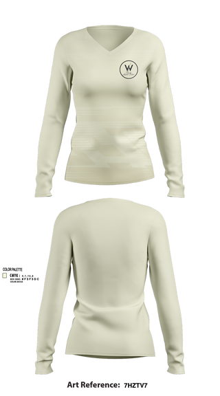 Womens Long Sleeve Vneck Shirt, W Limited Edtion, , Teamtime, Team time, sublimation, custom sports apparel, team uniforms, spirit wear, spiritwear, sports uniforms, custom shirts, team store, custom team store, fundraiser sports, apparel fundraiser