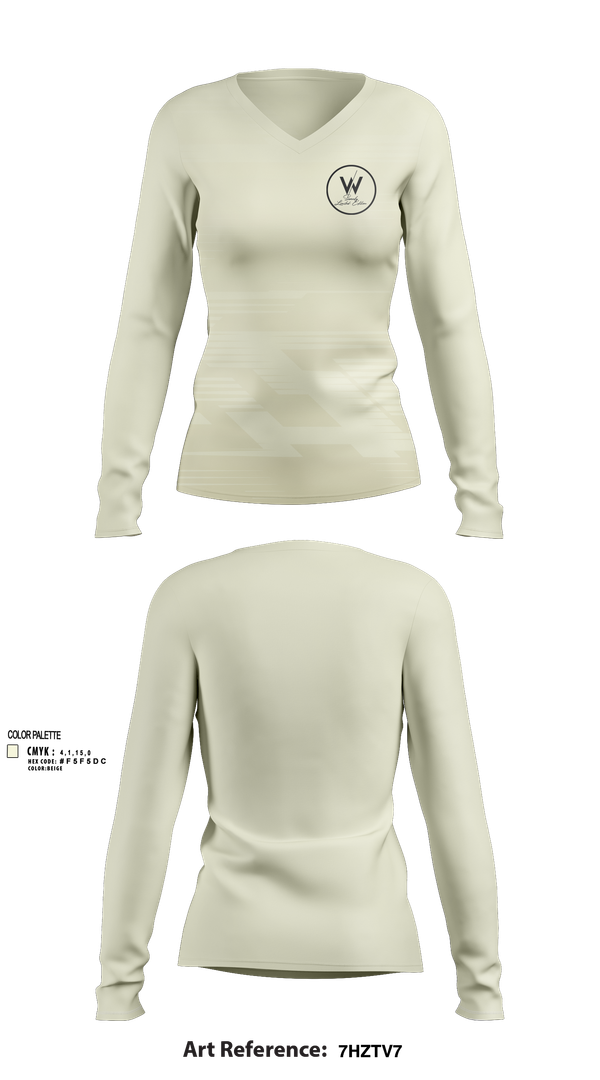Womens Long Sleeve Vneck Shirt, W Limited Edtion, , Teamtime, Team time, sublimation, custom sports apparel, team uniforms, spirit wear, spiritwear, sports uniforms, custom shirts, team store, custom team store, fundraiser sports, apparel fundraiser