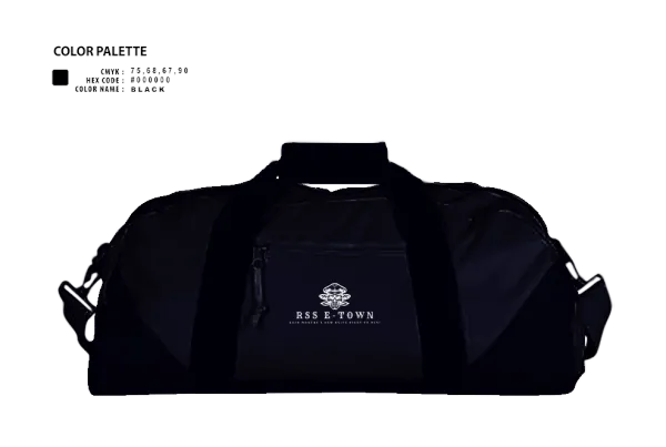 Duffle Bag, RSS E-Town, , Teamtime, Team time, sublimation, custom sports apparel, team uniforms, spirit wear, spiritwear, sports uniforms, custom shirts, team store, custom team store, fundraiser sports, apparel fundraiser