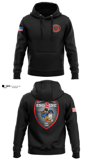 Hoodie, Anderson City Fire, Fire Department, Teamtime, Team time, sublimation, custom sports apparel, team uniforms, spirit wear, spiritwear, sports uniforms, custom shirts, team store, custom team store, fundraiser sports, apparel fundraiser