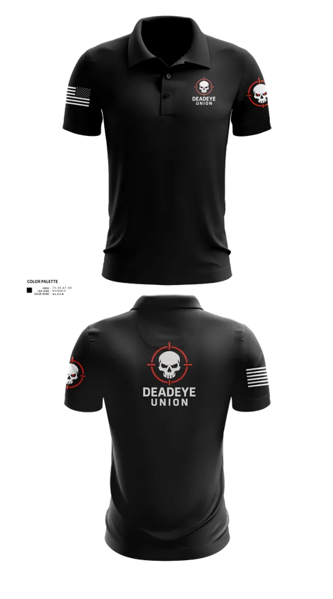 Short Sleeve Performance Polo, DEADEYE UNION, , Teamtime, Team time, sublimation, custom sports apparel, team uniforms, spirit wear, spiritwear, sports uniforms, custom shirts, team store, custom team store, fundraiser sports, apparel fundraiser
