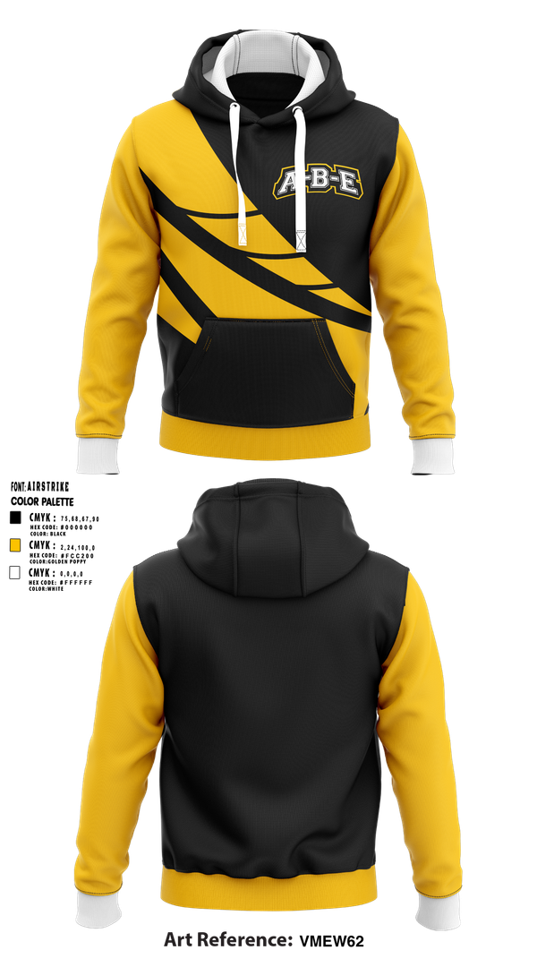 Hoodie, Ashby-Brandon-Evansville Bolts, , Teamtime, Team time, sublimation, custom sports apparel, team uniforms, spirit wear, spiritwear, sports uniforms, custom shirts, team store, custom team store, fundraiser sports, apparel fundraiser
