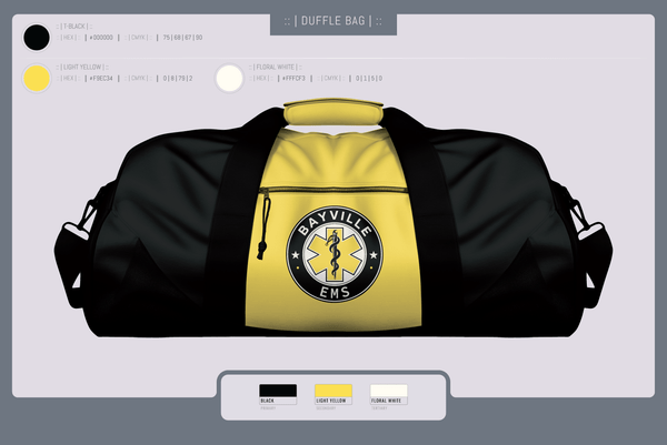 Duffle Bag, Bayville EMS, , Teamtime, Team time, sublimation, custom sports apparel, team uniforms, spirit wear, spiritwear, sports uniforms, custom shirts, team store, custom team store, fundraiser sports, apparel fundraiser