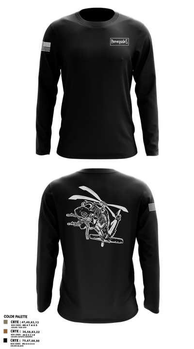 B Co. 2-147 87495418 Long Sleeve Performance Shirt 3