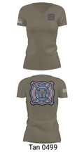 SHILLINGTON FIRE DEPARTMENT 25049133 Women's Short Sleeve V-neck Shirt - 6