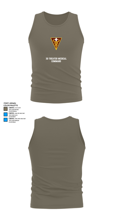 3D THEATER MEDICAL COMMAND 14799833 Tank Top - 79
