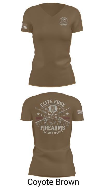 Elite edge firearms 22698132 Women's Short Sleeve V-neck Shirt - 8