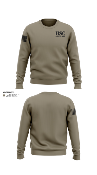 Crew Neck Sweatshirt, HSC 449th ASB, National Guard, Teamtime, Team time, sublimation, custom sports apparel, team uniforms, spirit wear, spiritwear, sports uniforms, custom shirts, team store, custom team store, fundraiser sports, apparel fundraiser