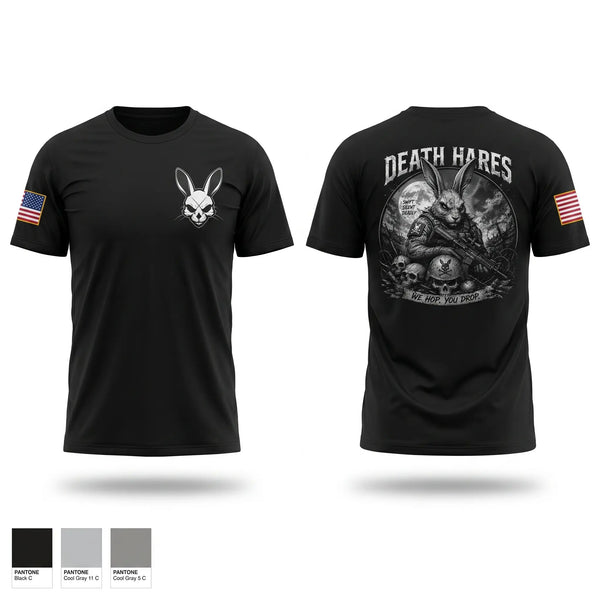 Old School Cotton Feel Shirt, Death Hares, Army, Teamtime, Team time, sublimation, custom sports apparel, team uniforms, spirit wear, spiritwear, sports uniforms, custom shirts, team store, custom team store, fundraiser sports, apparel fundraiser