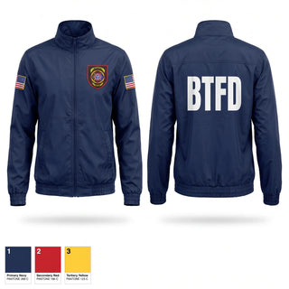 Windbreaker, Bristol Tennessee Fire Department, Fire Department, Teamtime, Team time, sublimation, custom sports apparel, team uniforms, spirit wear, spiritwear, sports uniforms, custom shirts, team store, custom team store, fundraiser sports, apparel fundraiser