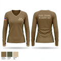 War turtles 59619106 Women's Long Sleeve V-neck Shirt - 1