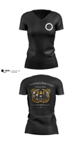 I Corps Warrant Officer Women's Short Sleeve V-neck Shirt - 7