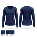 Criminal Investigation Division Women's Long Sleeve V-neck Shirt - 1