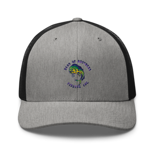 Band of Brothers Fishing 12640804 Retro Trucker Hat | Yupoong 6606