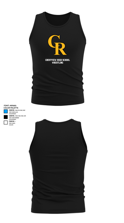Crestview High School Wrestling 43313736 Tank Top - 32