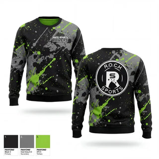 Crew Neck Sweatshirt, R.O.C.K. Sports Raiders, , Teamtime, Team time, sublimation, custom sports apparel, team uniforms, spirit wear, spiritwear, sports uniforms, custom shirts, team store, custom team store, fundraiser sports, apparel fundraiser