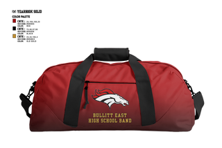 Duffle Bag, Bullitt East High School Band, Spirit Store, Teamtime, Team time, sublimation, custom sports apparel, team uniforms, spirit wear, spiritwear, sports uniforms, custom shirts, team store, custom team store, fundraiser sports, apparel fundraiser