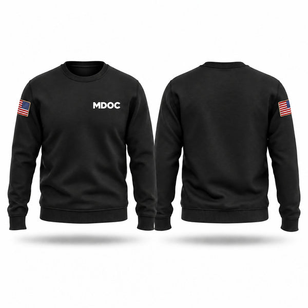 Crew Neck Sweatshirt, MDOC, Police, Teamtime, Team time, sublimation, custom sports apparel, team uniforms, spirit wear, spiritwear, sports uniforms, custom shirts, team store, custom team store, fundraiser sports, apparel fundraiser