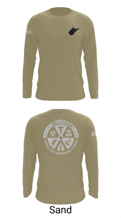 Region 3 Homeland Response Force 34212172 Long Sleeve Performance Shirt 86