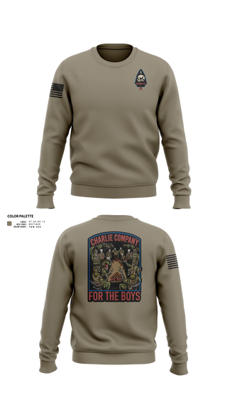 Crew Neck Sweatshirt, Logistics & Infrastructure, Army, Teamtime, Team time, sublimation, custom sports apparel, team uniforms, spirit wear, spiritwear, sports uniforms, custom shirts, team store, custom team store, fundraiser sports, apparel fundraiser