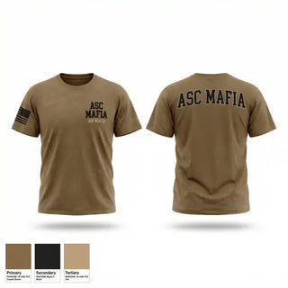 Old School Cotton Feel Shirt, ASC Mafia, Army, Teamtime, Team time, sublimation, custom sports apparel, team uniforms, spirit wear, spiritwear, sports uniforms, custom shirts, team store, custom team store, fundraiser sports, apparel fundraiser
