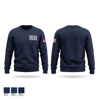 Crew Neck Sweatshirt, Farmington Police Department, Police, Teamtime, Team time, sublimation, custom sports apparel, team uniforms, spirit wear, spiritwear, sports uniforms, custom shirts, team store, custom team store, fundraiser sports, apparel fundraiser