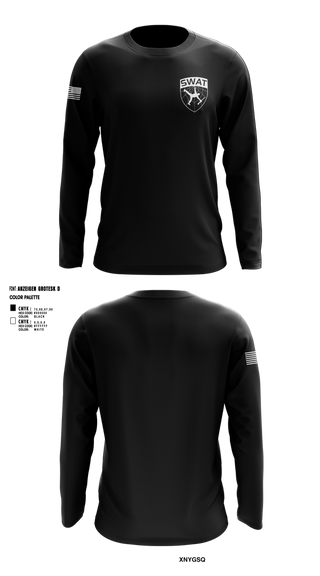 Long Sleeve Performance Shirt, SWAT, , Teamtime, Team time, sublimation, custom sports apparel, team uniforms, spirit wear, spiritwear, sports uniforms, custom shirts, team store, custom team store, fundraiser sports, apparel fundraiser