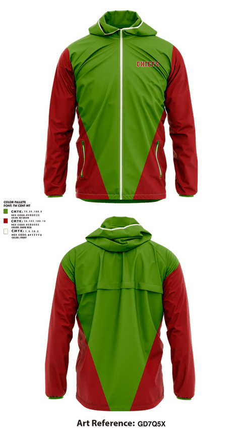 Windbreaker, Chiefs, Baseball, Teamtime, Team time, sublimation, custom sports apparel, team uniforms, spirit wear, spiritwear, sports uniforms, custom shirts, team store, custom team store, fundraiser sports, apparel fundraiser