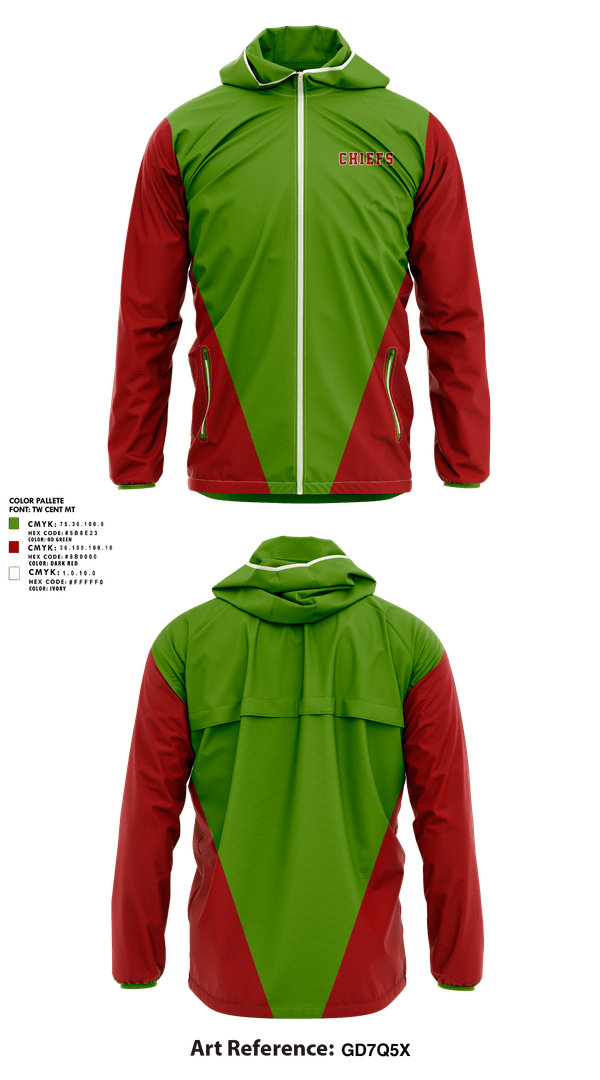 Windbreaker, Chiefs, Baseball, Teamtime, Team time, sublimation, custom sports apparel, team uniforms, spirit wear, spiritwear, sports uniforms, custom shirts, team store, custom team store, fundraiser sports, apparel fundraiser