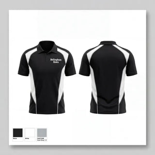 Short Sleeve Performance Polo, Bellingham Hawx, Men's Lacrosse, Teamtime, Team time, sublimation, custom sports apparel, team uniforms, spirit wear, spiritwear, sports uniforms, custom shirts, team store, custom team store, fundraiser sports, apparel fundraiser