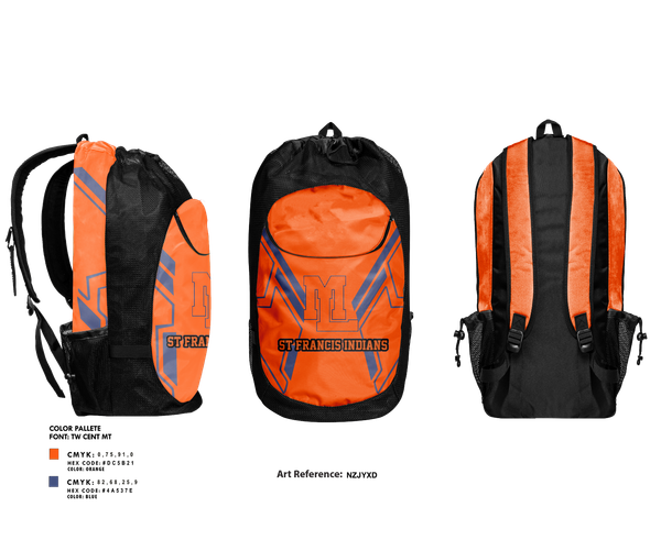 Gear Bag, Mountain Lakes Volleyball, Women's Volleyball, Teamtime, Team time, sublimation, custom sports apparel, team uniforms, spirit wear, spiritwear, sports uniforms, custom shirts, team store, custom team store, fundraiser sports, apparel fundraiser