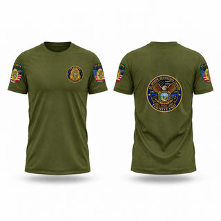 Old School Cotton Feel Shirt, ST. JOSEPH DETENTION CENTER FUGITIVE UNIT, Police, Teamtime, Team time, sublimation, custom sports apparel, team uniforms, spirit wear, spiritwear, sports uniforms, custom shirts, team store, custom team store, fundraiser sports, apparel fundraiser