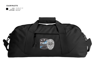 Duffle Bag, Clayton Police K9 Unit, Police, Teamtime, Team time, sublimation, custom sports apparel, team uniforms, spirit wear, spiritwear, sports uniforms, custom shirts, team store, custom team store, fundraiser sports, apparel fundraiser