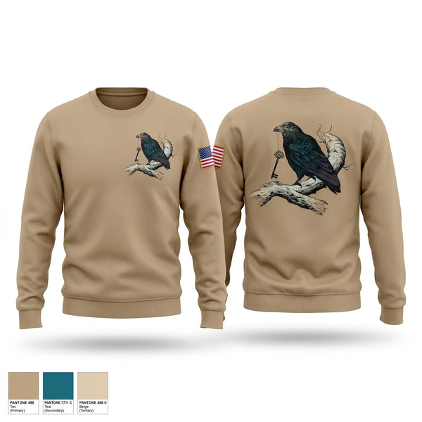 Crew Neck Sweatshirt, 528th company, Army, Teamtime, Team time, sublimation, custom sports apparel, team uniforms, spirit wear, spiritwear, sports uniforms, custom shirts, team store, custom team store, fundraiser sports, apparel fundraiser