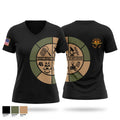 CRIME SCENE UNIT Women's Short Sleeve V-neck Shirt - 1