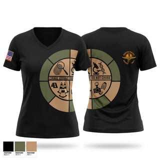 Womens Short Sleeve Vneck Shirt, CRIME SCENE UNIT, Police, Teamtime, Team time, sublimation, custom sports apparel, team uniforms, spirit wear, spiritwear, sports uniforms, custom shirts, team store, custom team store, fundraiser sports, apparel fundraiser
