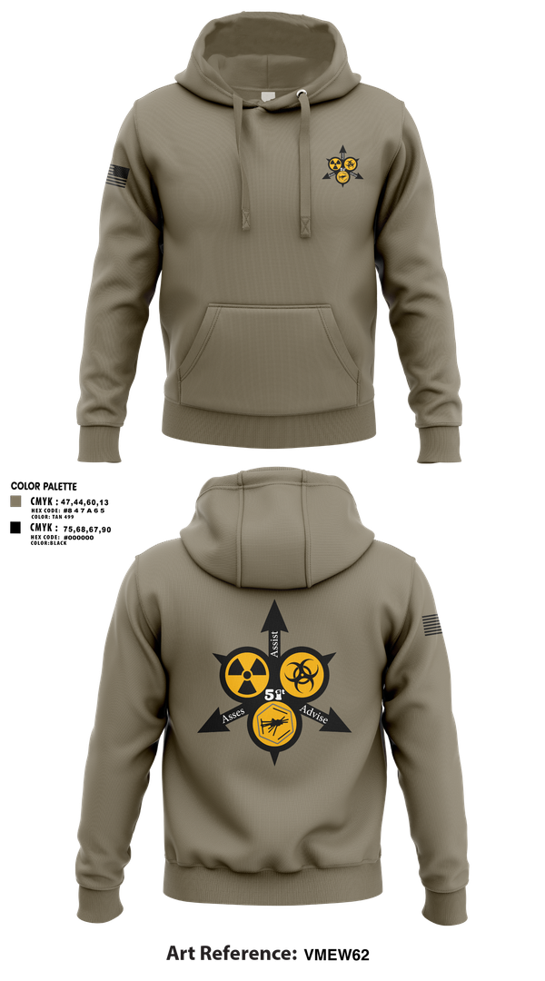 Hoodie, 51st WMD-CST, , Teamtime, Team time, sublimation, custom sports apparel, team uniforms, spirit wear, spiritwear, sports uniforms, custom shirts, team store, custom team store, fundraiser sports, apparel fundraiser