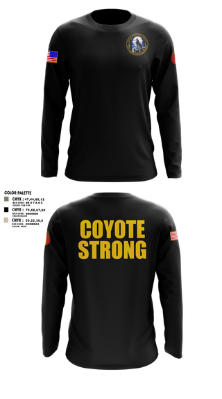 Long Sleeve Performance Shirt, FHL Garrison 2, , Teamtime, Team time, sublimation, custom sports apparel, team uniforms, spirit wear, spiritwear, sports uniforms, custom shirts, team store, custom team store, fundraiser sports, apparel fundraiser